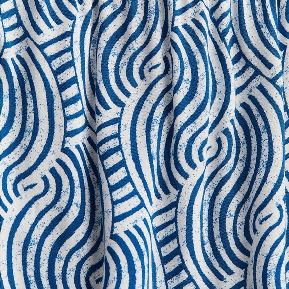 H&M Resort Blue & White Viscose Pants & Top Set - Picture 3 of 16